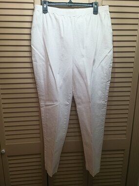 Cervelle White Elastic Pull-on Pants Sz XL